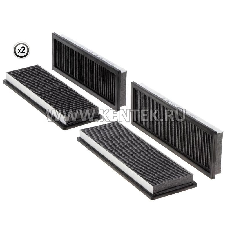 Комплект воздушных салонных фильтров HIFI KC90423CAM1 HIFI  - фото, характеристики, описание.