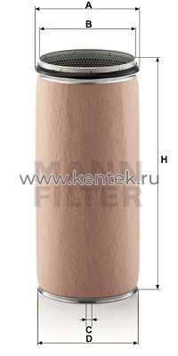 воздушный фильтр, вторичный MANN-FILTER CF2100/1 MANN-FILTER  - фото, характеристики, описание.