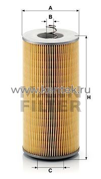 масляный фильтроэлемент MANN-FILTER H12110/2X MANN-FILTER  - фото, характеристики, описание.