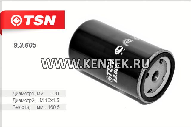 Фильтр воздушный TSN 9.1.605 TSN  - фото, характеристики, описание.