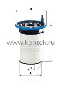 топливный фильтр MANN-FILTER PU7005 MANN-FILTER  - фото, характеристики, описание.