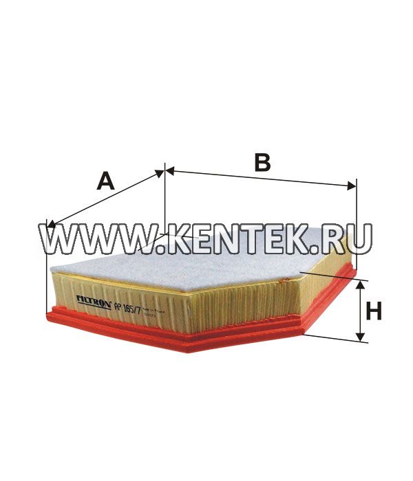 панельный воздушный фильтр FILTRON AP165/7 FILTRON  - фото, характеристики, описание.