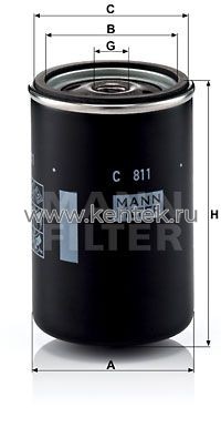 воздушный фильтр MANN-FILTER C811 MANN-FILTER  - фото, характеристики, описание.