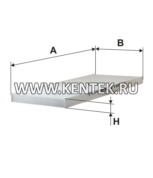 Салонный фильтр FILTRON K1034 FILTRON  - фото, характеристики, описание.