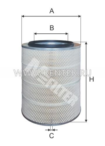 Воздушный фильтр MFILTER A8073 M-FILTER  - фото, характеристики, описание.
