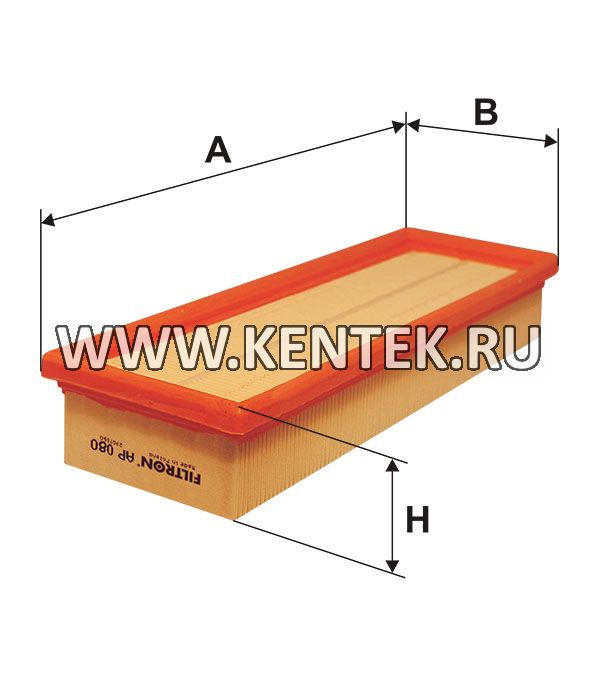 панельный воздушный фильтр FILTRON AP080 FILTRON  - фото, характеристики, описание.