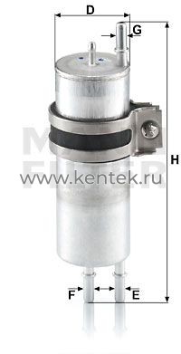топливный фильтр MANN-FILTER WK513/4 MANN-FILTER  - фото, характеристики, описание.