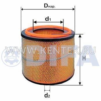 возд фильтр элемент DIFA DIFA4344M DIFA  - фото, характеристики, описание.
