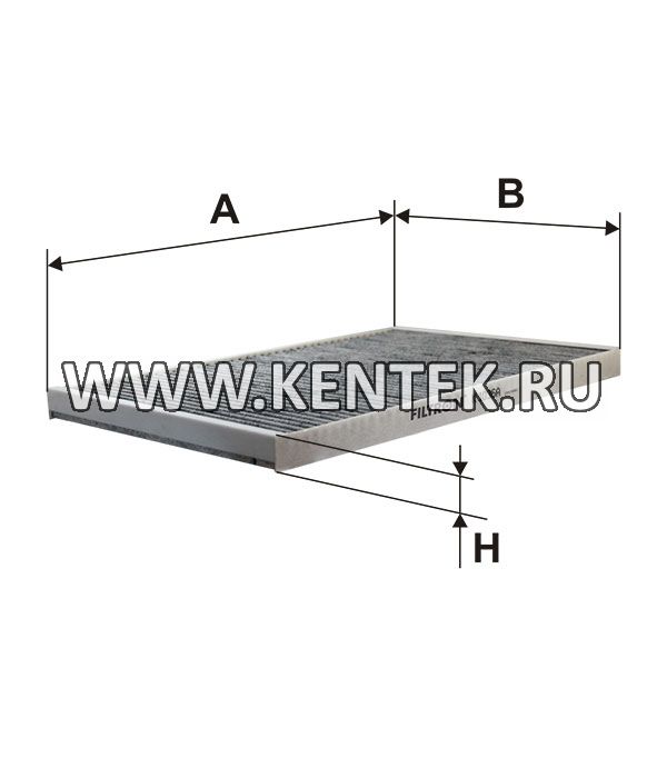 салонный фильтр с активированным углем FILTRON K1036A FILTRON  - фото, характеристики, описание.