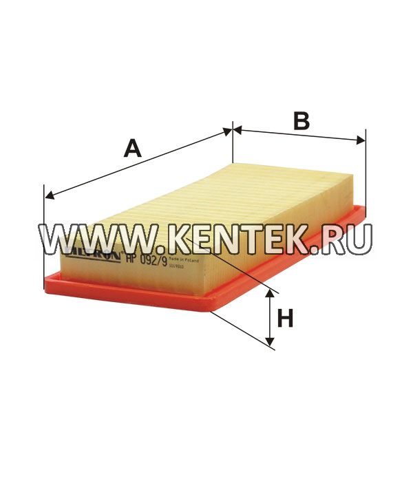 панельный воздушный фильтр FILTRON AP092/9 FILTRON  - фото, характеристики, описание.