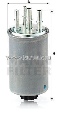 топливный фильтр MANN-FILTER WK829/4 MANN-FILTER  - фото, характеристики, описание.