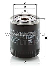 масляный фильтр MANN-FILTER W930/15 MANN-FILTER  - фото, характеристики, описание.