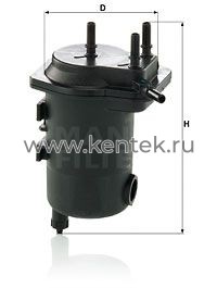 топливный фильтр MANN-FILTER WK939/12X MANN-FILTER  - фото, характеристики, описание.