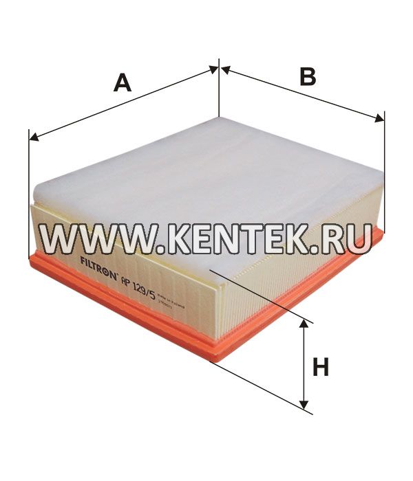 панельный воздушный фильтр FILTRON AP129/5 FILTRON  - фото, характеристики, описание.