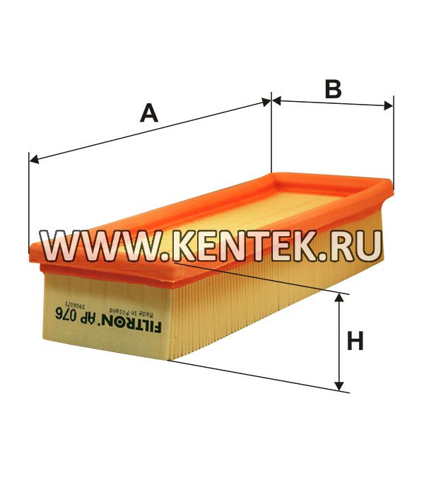 панельный воздушный фильтр FILTRON AP076 FILTRON  - фото, характеристики, описание.