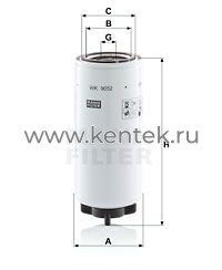 топливный фильтр MANN-FILTER WK9052X MANN-FILTER  - фото, характеристики, описание.