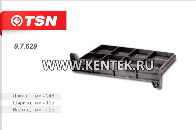 Фильтр салона TSN 9.7.629 TSN  - фото, характеристики, описание.