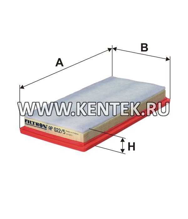 панельный воздушный фильтр FILTRON AP022/5 FILTRON  - фото, характеристики, описание.