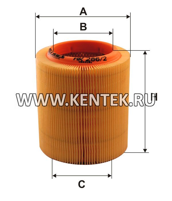 круглый воздушный фильтр FILTRON AR286/2 FILTRON  - фото, характеристики, описание.