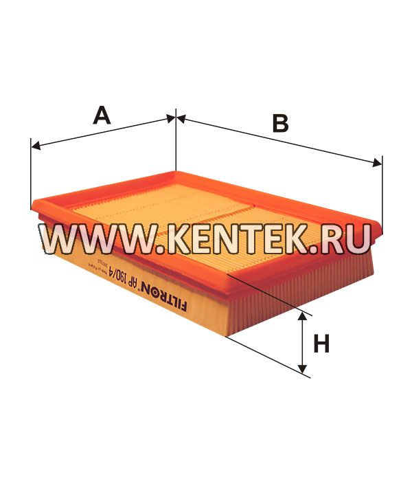 панельный воздушный фильтр FILTRON AP190/4 FILTRON  - фото, характеристики, описание.