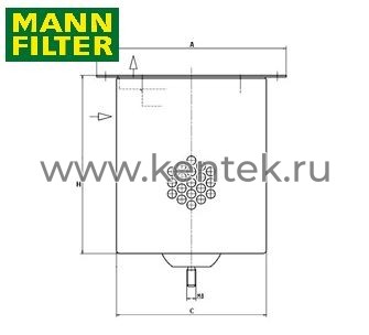  MANN-FILTER LE17007 MANN-FILTER  - фото, характеристики, описание.