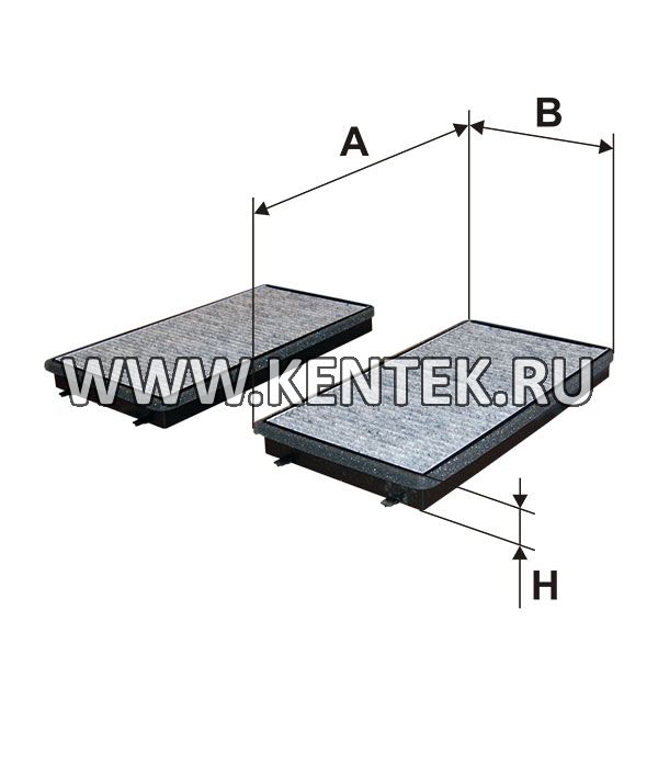 Салонный фильтр FILTRON K1165A-2X FILTRON  - фото, характеристики, описание.