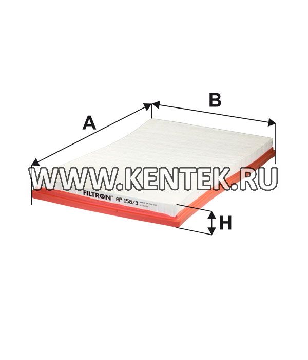 панельный воздушный фильтр FILTRON AP158/3 FILTRON  - фото, характеристики, описание.