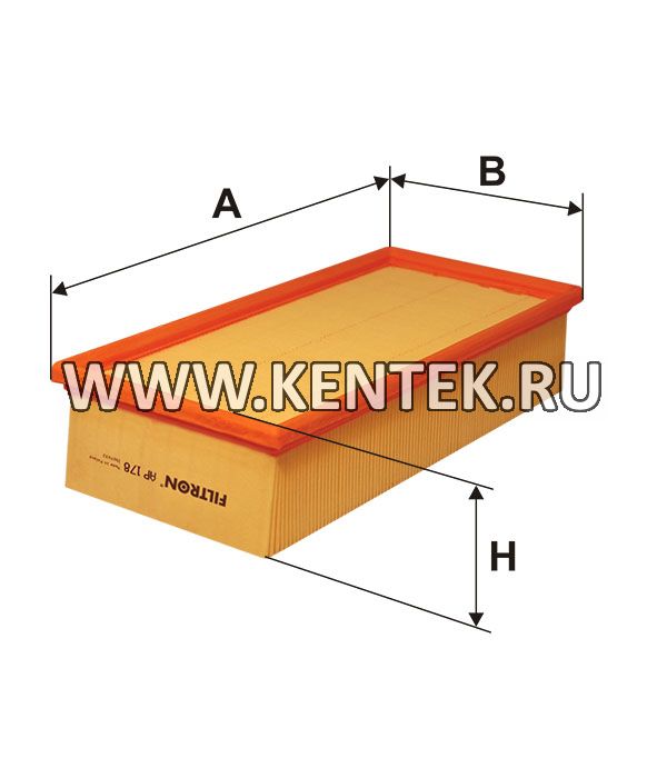 панельный воздушный фильтр FILTRON AP178 FILTRON  - фото, характеристики, описание.