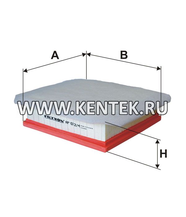 панельный воздушный фильтр FILTRON AP072/4 FILTRON  - фото, характеристики, описание.