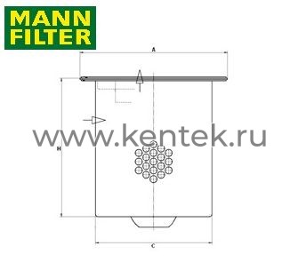 сепаратор воздух-масло MANN-FILTER LE6009x MANN-FILTER  - фото, характеристики, описание.
