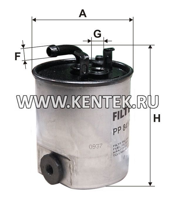 топливный фильтр коробочного типа FILTRON PP841/3 FILTRON  - фото, характеристики, описание.
