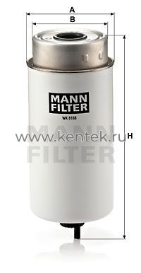 топливный фильтр MANN-FILTER WK8168 MANN-FILTER  - фото, характеристики, описание.