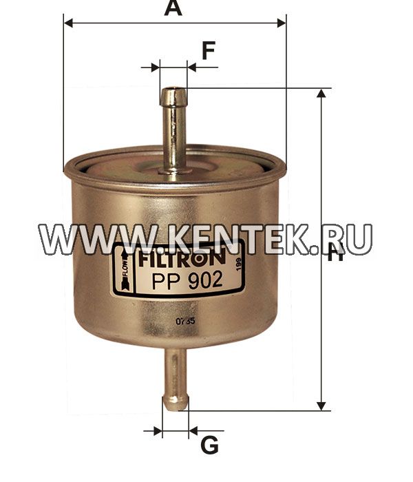 топливный фильтр коробочного типа FILTRON PP902 FILTRON  - фото, характеристики, описание.