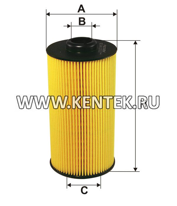 фильтрующий элемент масляного фильтра ECO (с пластиковыми крышками) FILTRON OE649/3 FILTRON  - фото, характеристики, описание.