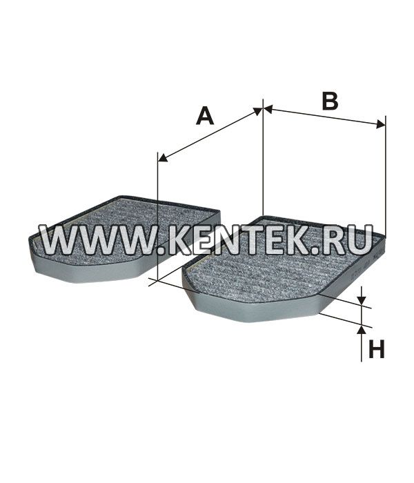 Салонный фильтр FILTRON K1069A-2X FILTRON  - фото, характеристики, описание.