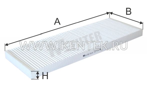 Фильтр салонный MFILTER K9119 M-FILTER  - фото, характеристики, описание.