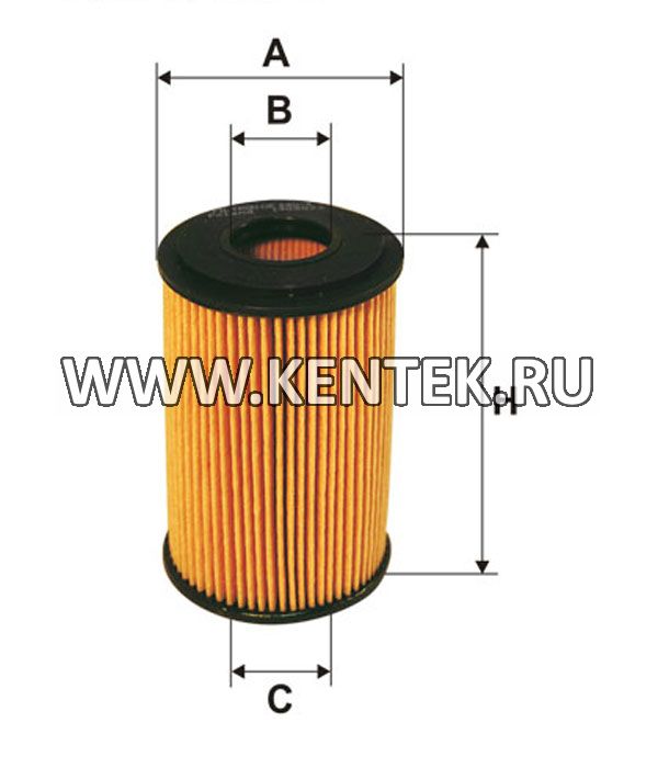 фильтрующий элемент масляного фильтра ECO (с пластиковыми крышками) FILTRON OE640/4 FILTRON  - фото, характеристики, описание.