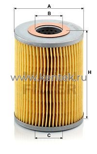 масляный фильтроэлемент MANN-FILTER H1038 MANN-FILTER  - фото, характеристики, описание.