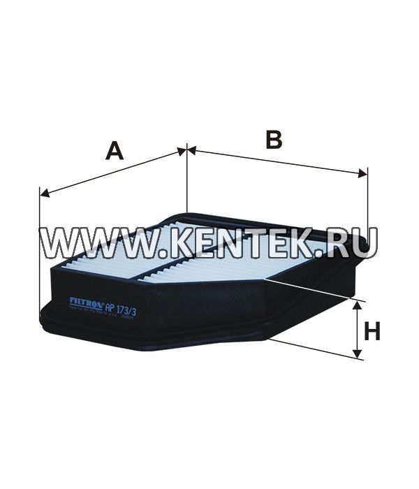 панельный воздушный фильтр FILTRON AP173/3 FILTRON  - фото, характеристики, описание.