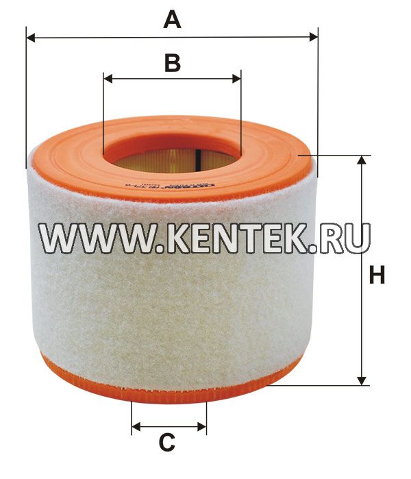 круглый воздушный фильтр FILTRON AR371/6 FILTRON  - фото, характеристики, описание.