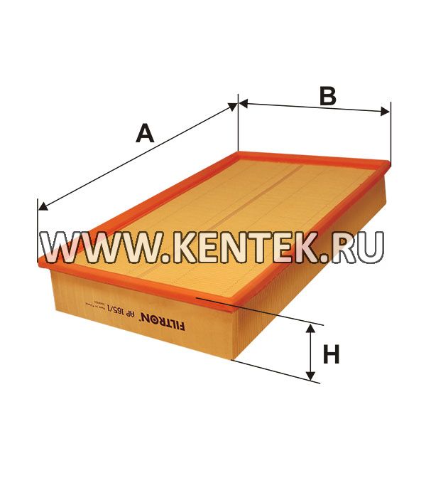 панельный воздушный фильтр FILTRON AP165/1 FILTRON  - фото, характеристики, описание.