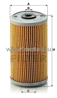 масляный фильтроэлемент MANN-FILTER H614N MANN-FILTER  - фото, характеристики, описание.