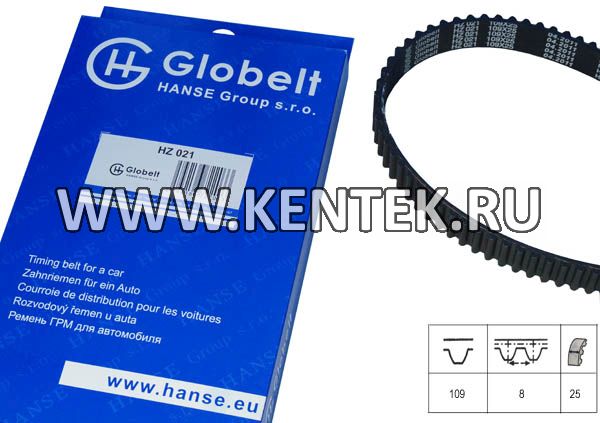 Ремень вариаторный GLOBELT HZ 021 GLOBELT  - фото, характеристики, описание.