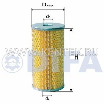 фильтр масляный DIFA DIFA5340M DIFA  - фото, характеристики, описание.
