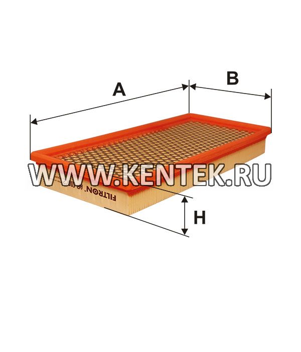 панельный воздушный фильтр FILTRON AP010/2 FILTRON  - фото, характеристики, описание.