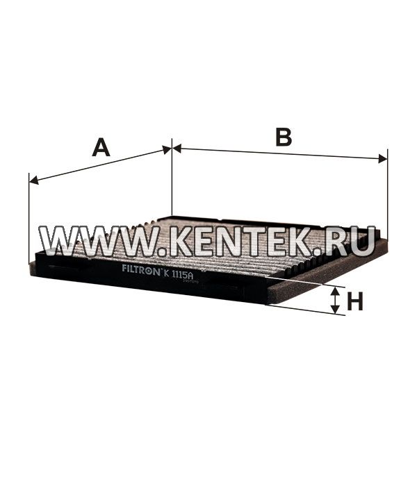 салонный фильтр с активированным углем FILTRON K1115A FILTRON  - фото, характеристики, описание.