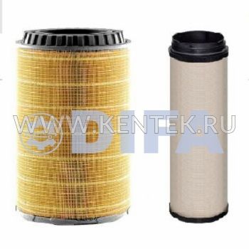 КОМПЛЕКТ ФИЛЬТРУЮЩИЙ ЭЛЕМЕНТ ОЧИСТКИ ВОЗДУХА DIFA 43179 + DIFA 43179-01 DIFA  - фото, характеристики, описание.