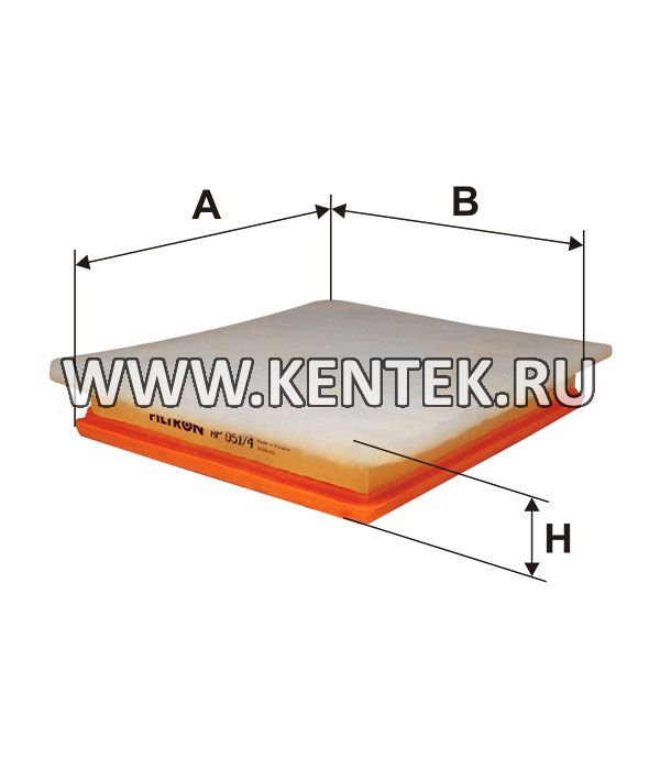 панельный воздушный фильтр FILTRON AP051/4 FILTRON  - фото, характеристики, описание.