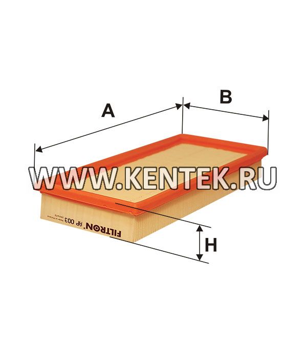 панельный воздушный фильтр FILTRON AP003 FILTRON  - фото, характеристики, описание.