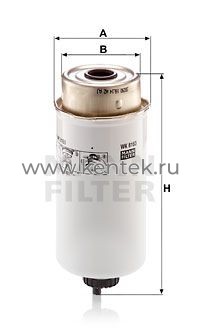 топливный фильтр MANN-FILTER WK8163 MANN-FILTER  - фото, характеристики, описание.